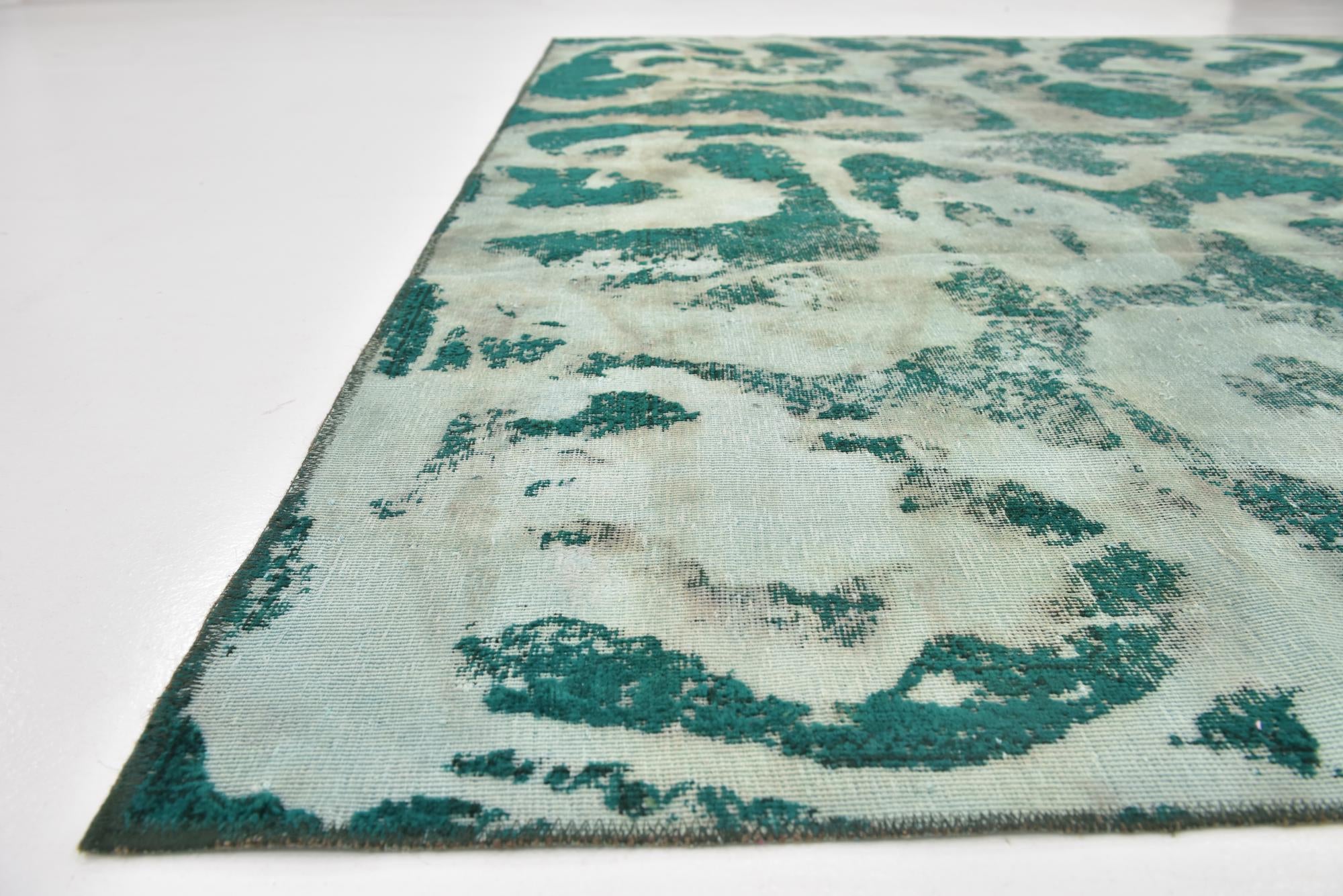 9' x 12' 4 Hand Knotted Ultra Vintage Persian Wool Rug