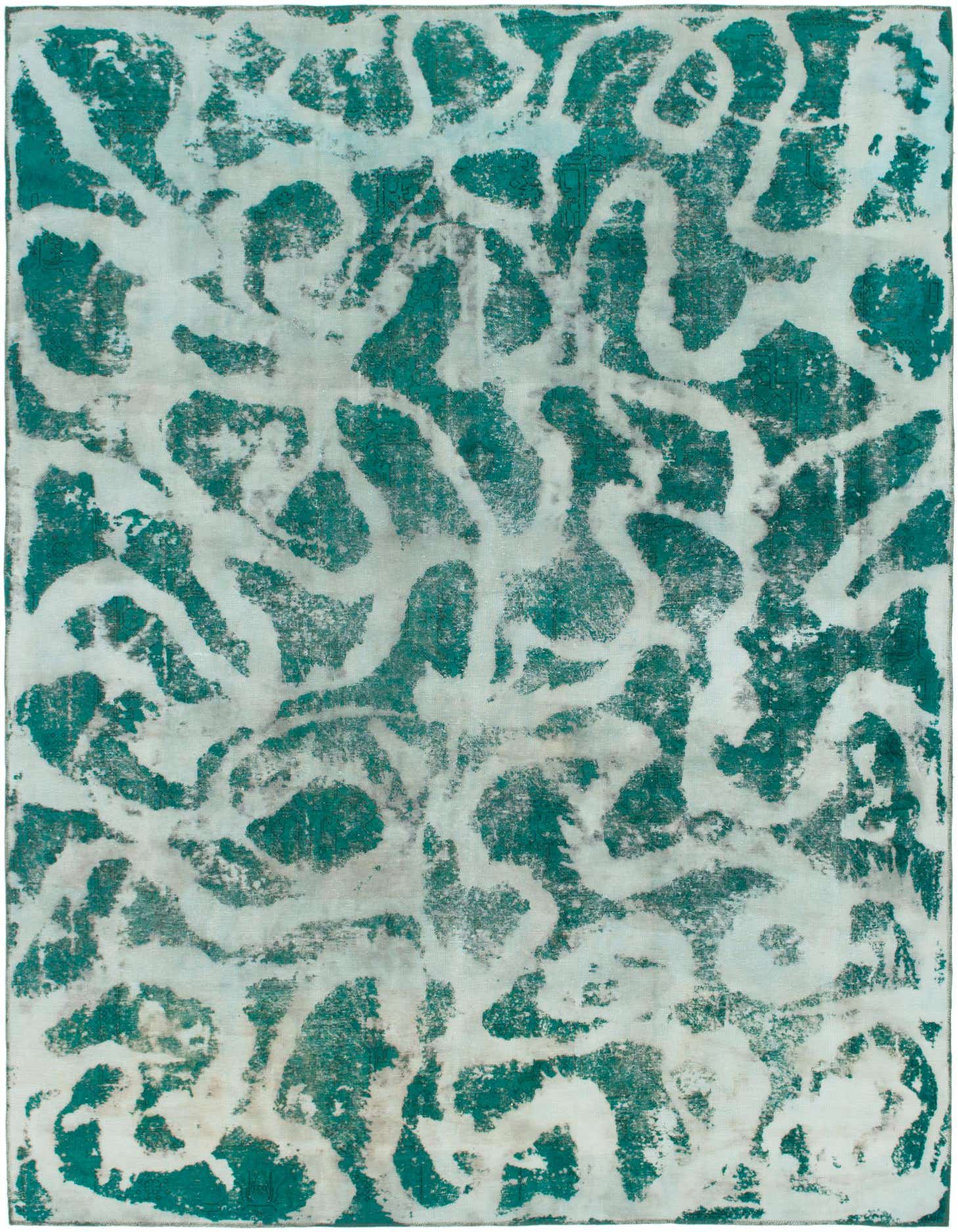 Primary image 9' x 12' 4  Hand Knotted Ultra Vintage Persian Wool Rug