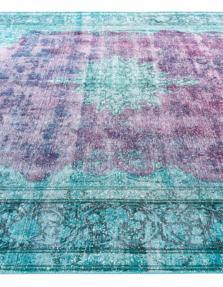 Detail image of 9' 7 x 12' 8  Hand Knotted Ultra Vintage Persian Wool Rug