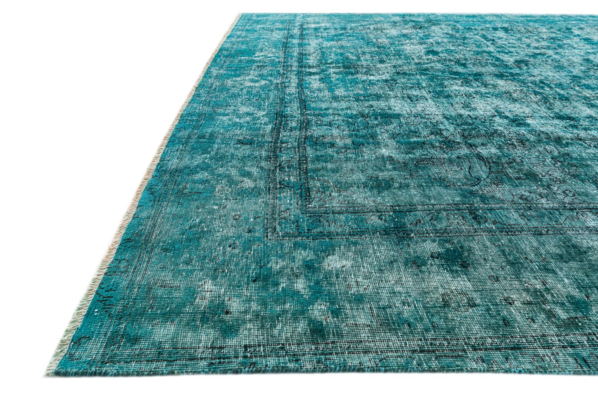 9' 3 x 12' 6 Hand Knotted Ultra Vintage Persian Wool Rug