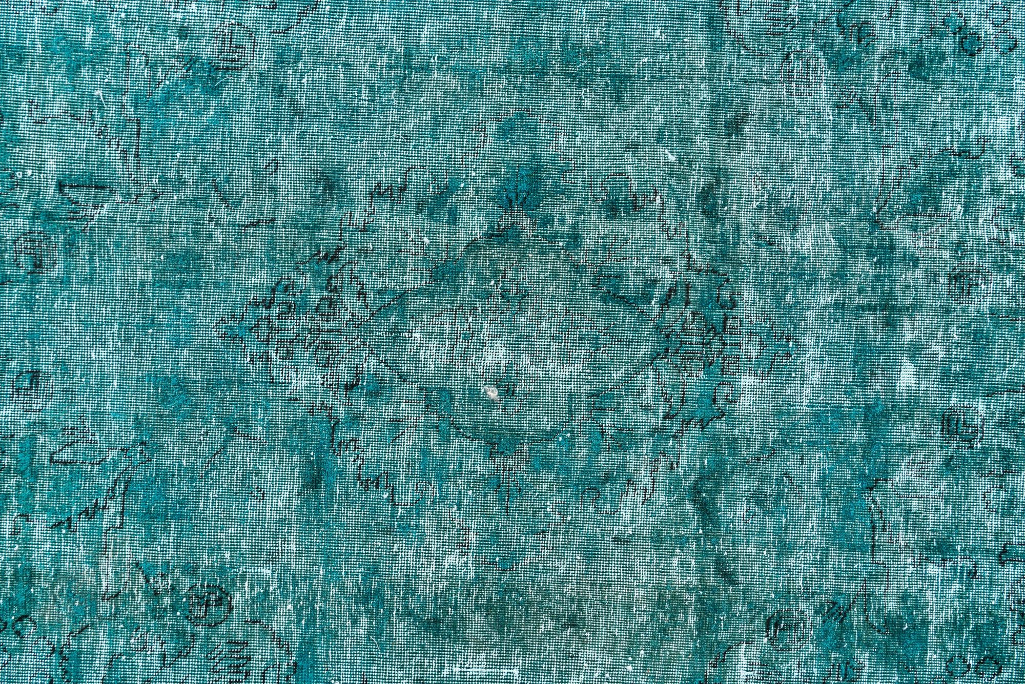 9' 3 x 12' 6 Hand Knotted Ultra Vintage Persian Wool Rug