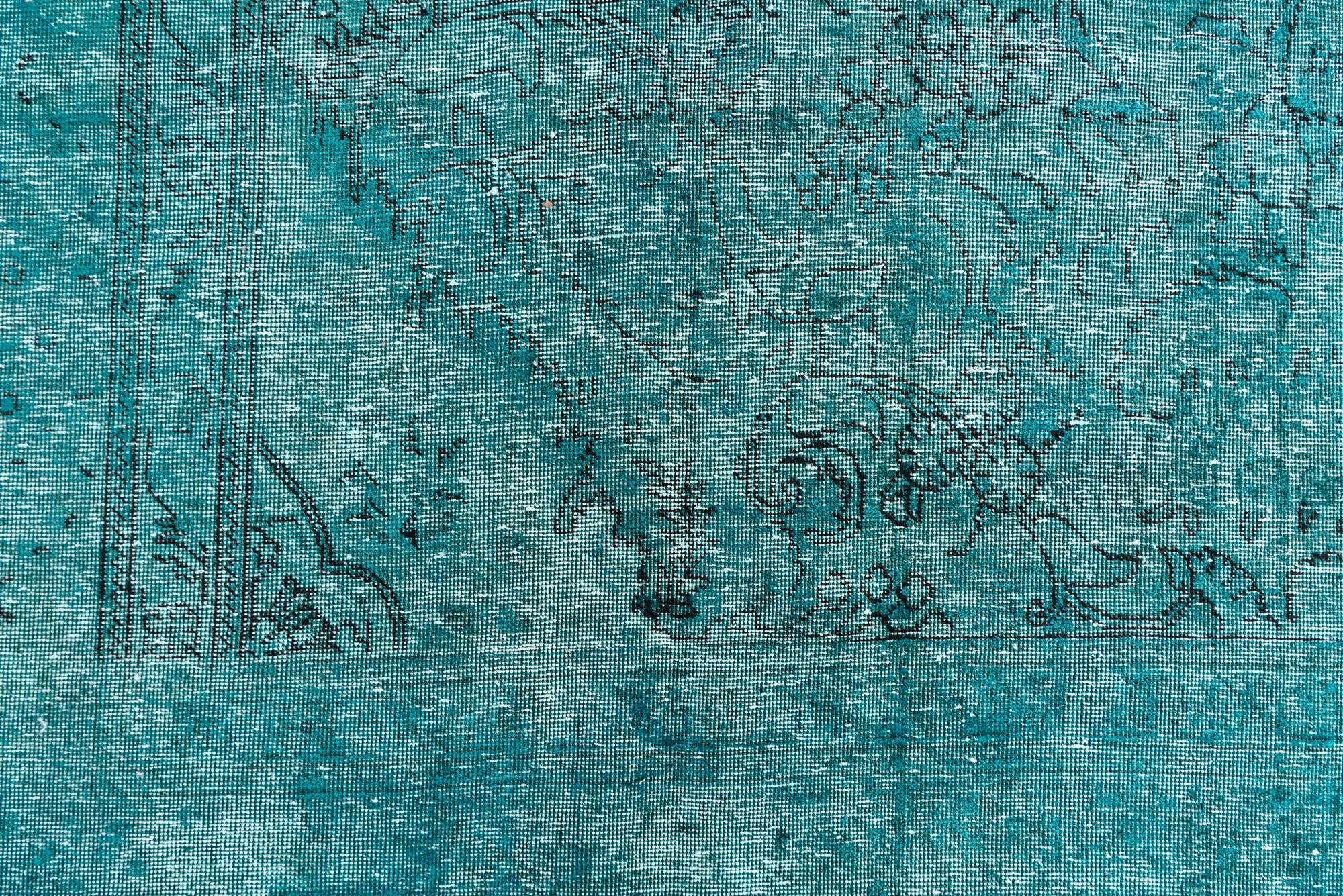 9' 3 x 12' 6 Hand Knotted Ultra Vintage Persian Wool Rug