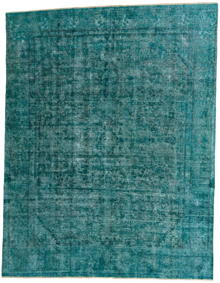 Detail image of 9' 3 x 12' 6 Hand Knotted Ultra Vintage Persian Wool Rug