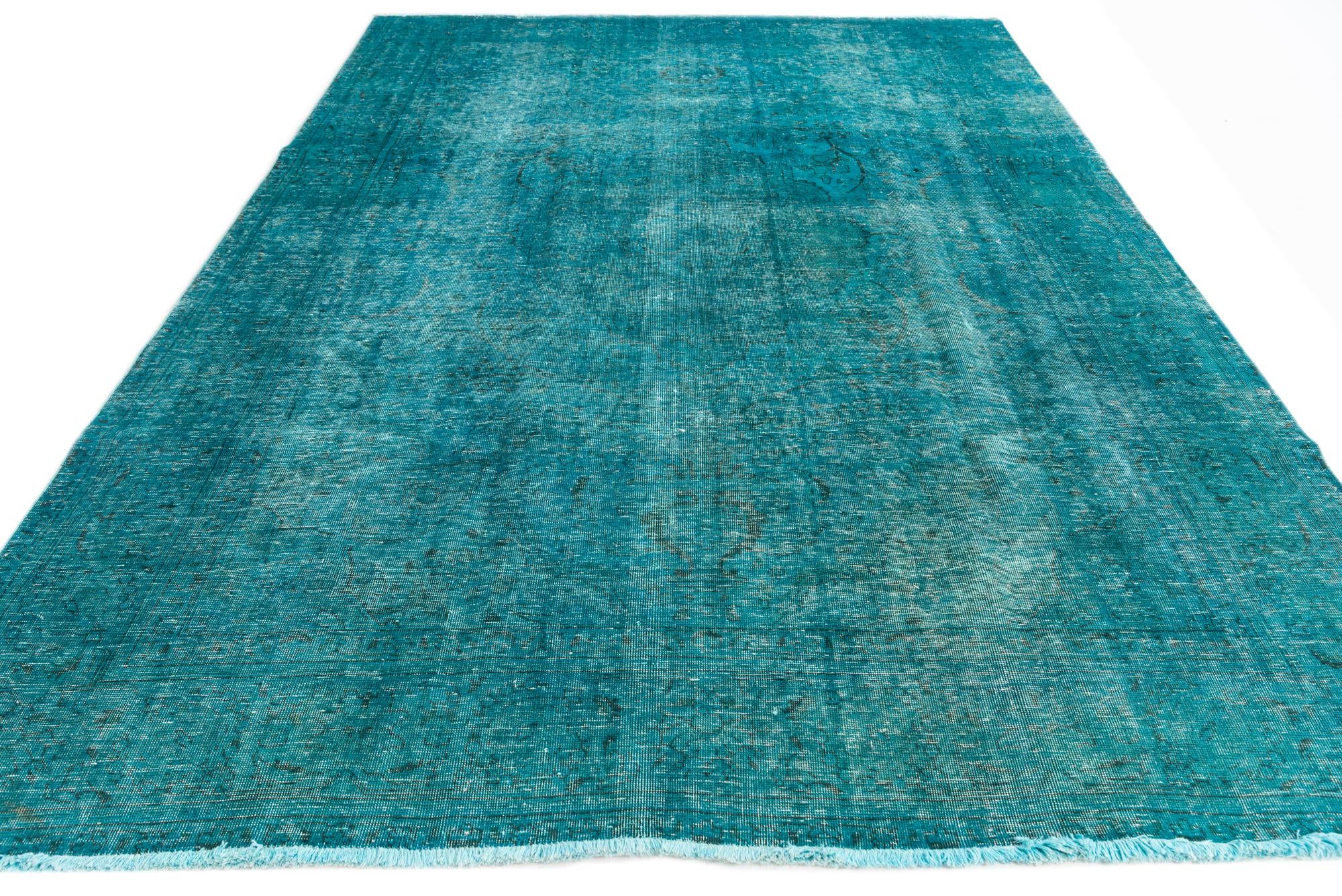 7' 4 x 10' 6 Hand Knotted Ultra Vintage Persian Wool Rug