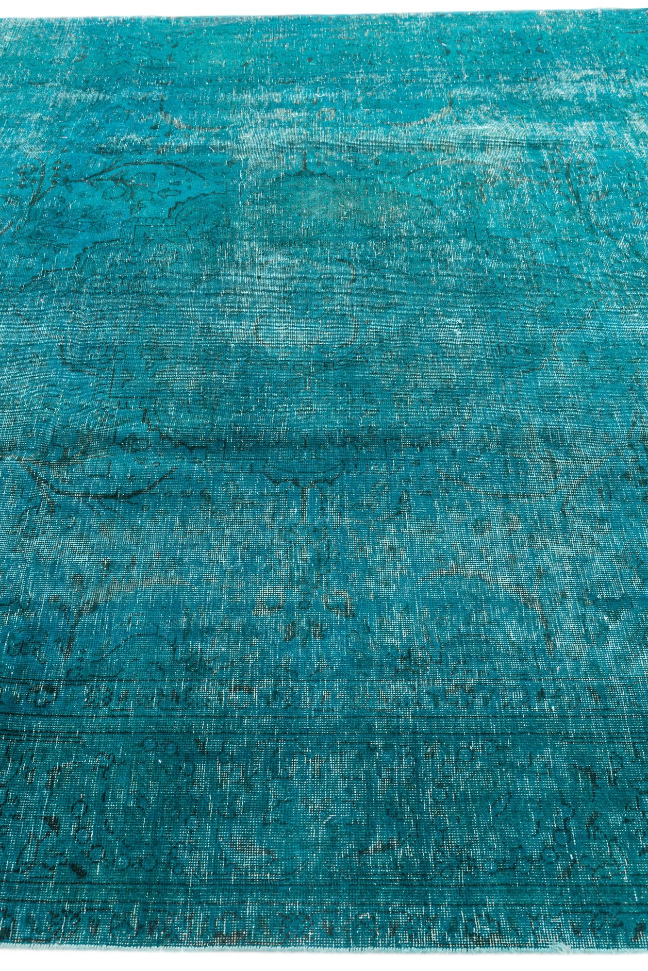 7' 4 x 10' 6 Hand Knotted Ultra Vintage Persian Wool Rug