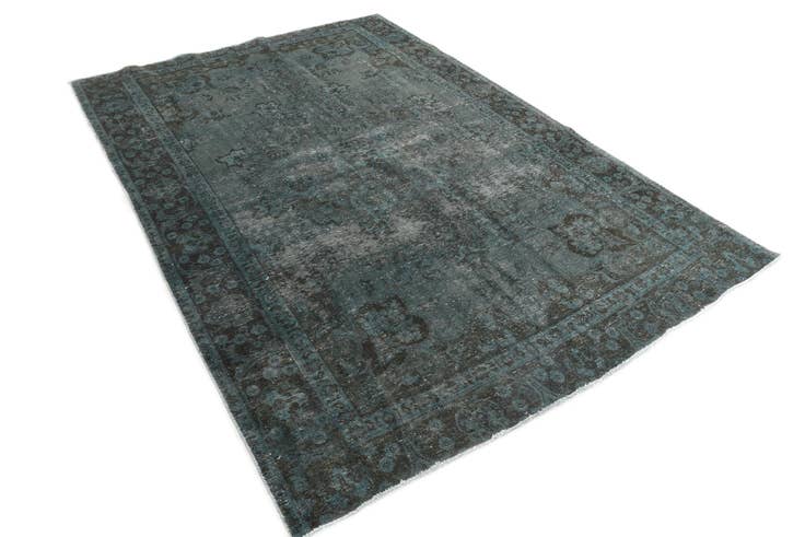 Detail image of 6' 2 x 9' 4 Hand Knotted Ultra Vintage Persian Wool Rug