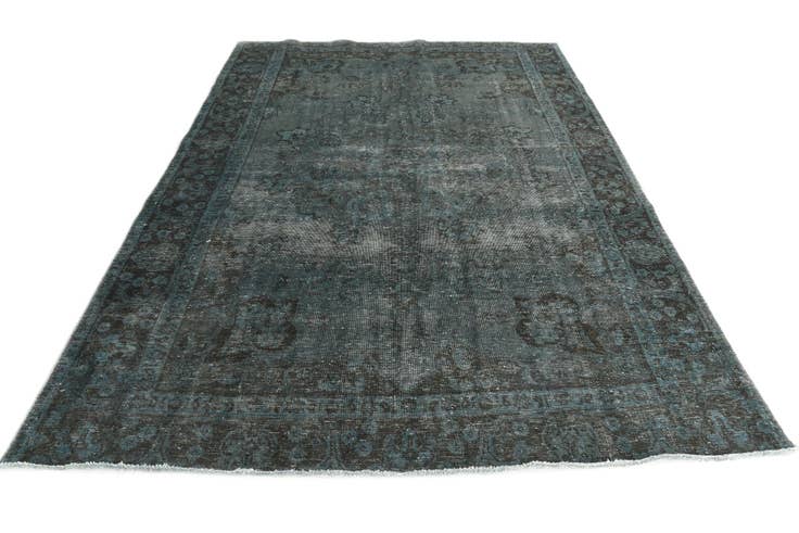 Detail image of 6' 2 x 9' 4 Hand Knotted Ultra Vintage Persian Wool Rug