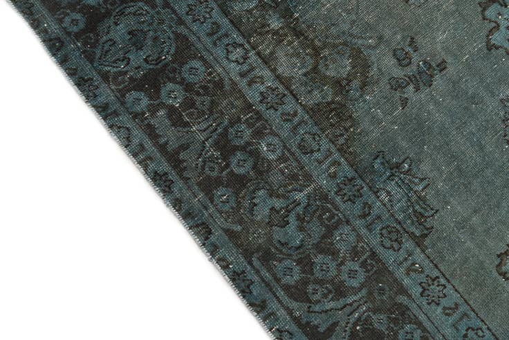 Detail image of 6' 2 x 9' 4 Hand Knotted Ultra Vintage Persian Wool Rug