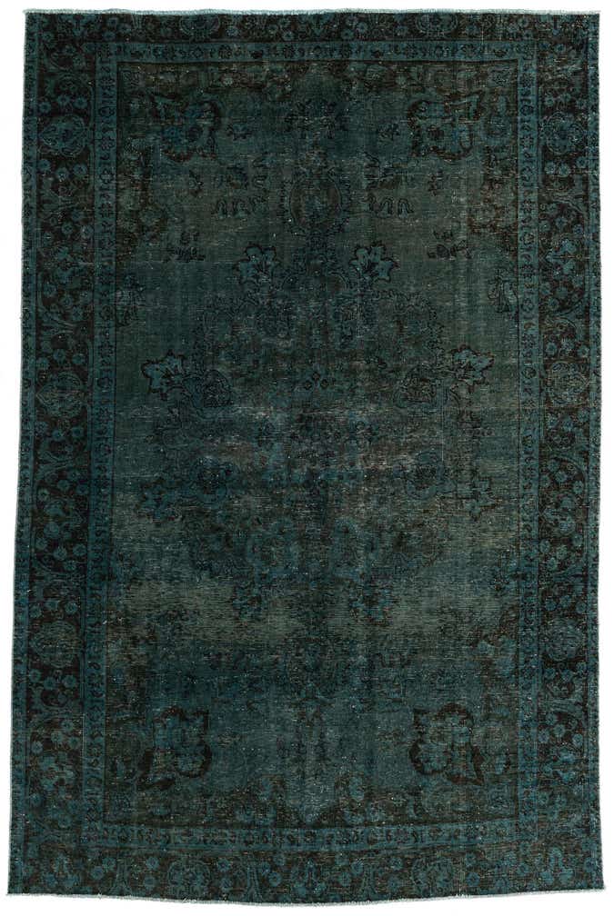6' 2 x 9' 4 Hand Knotted Ultra Vintage Persian Wool Rug
