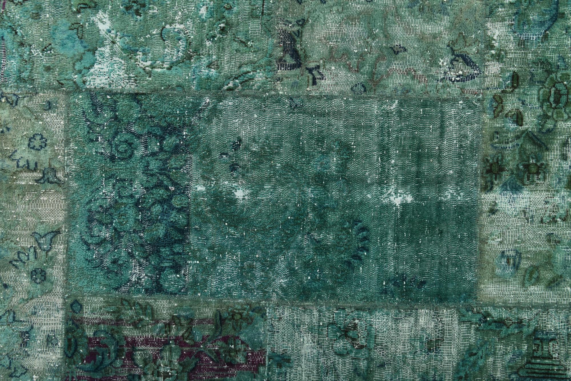5' 7 x 8' Hand Knotted Ultra Vintage Persian Wool Rug