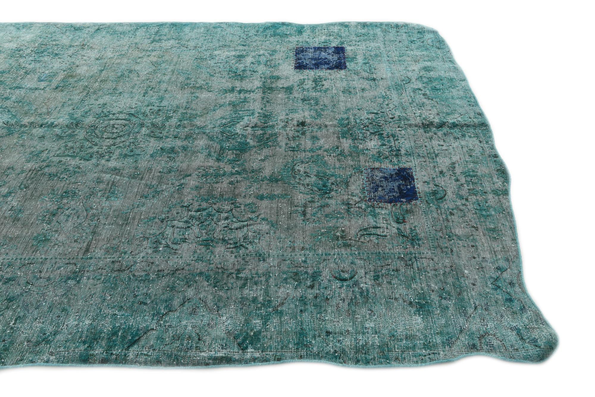 7' 6 x 10' 10 Hand Knotted Ultra Vintage Persian Wool Rug