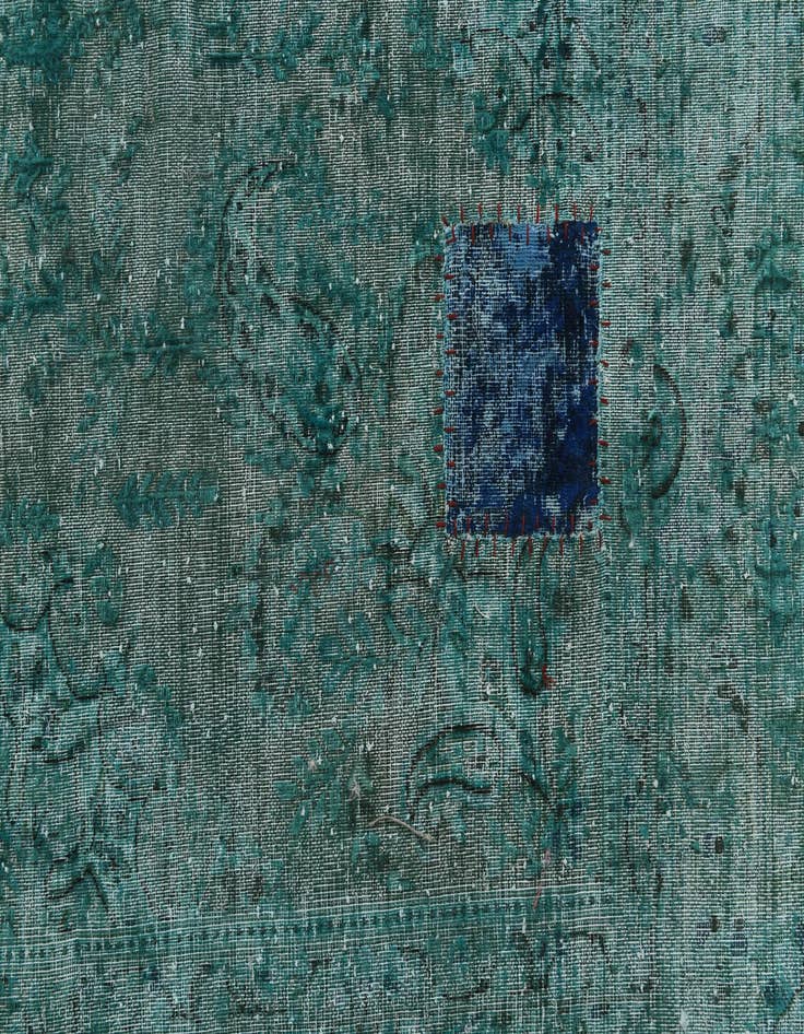 Detail image of 7' 6 x 10' 10  Hand Knotted Ultra Vintage Persian Wool Rug