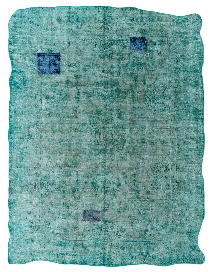 Detail image of 7' 6 x 10' 10 Hand Knotted Ultra Vintage Persian Wool Rug