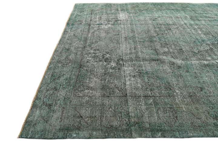 9' 8 x 12' Hand Knotted Ultra Vintage Persian Wool Rug