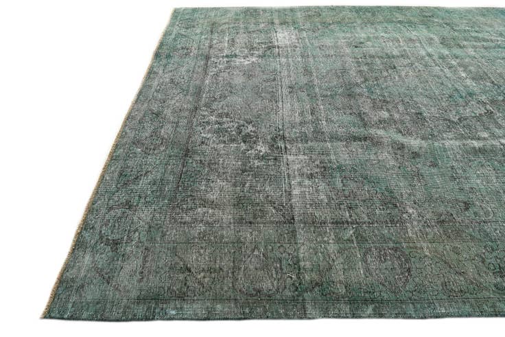 Detail image of 9' 8 x 12' Hand Knotted Ultra Vintage Persian Wool Rug