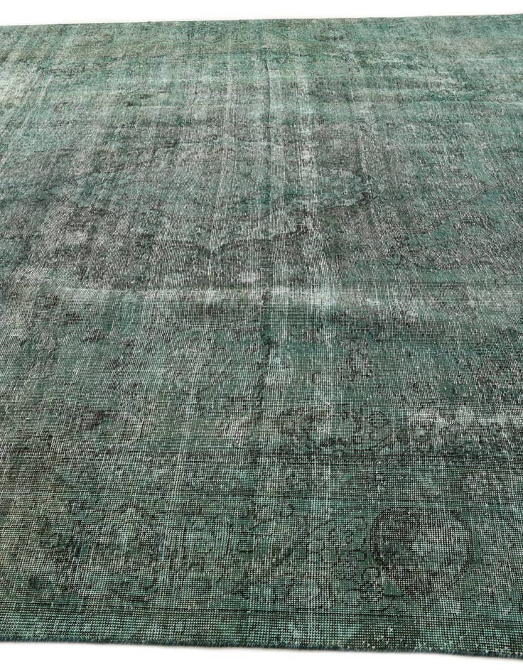 Detail image of 9' 8 x 12'  Hand Knotted Ultra Vintage Persian Wool Rug