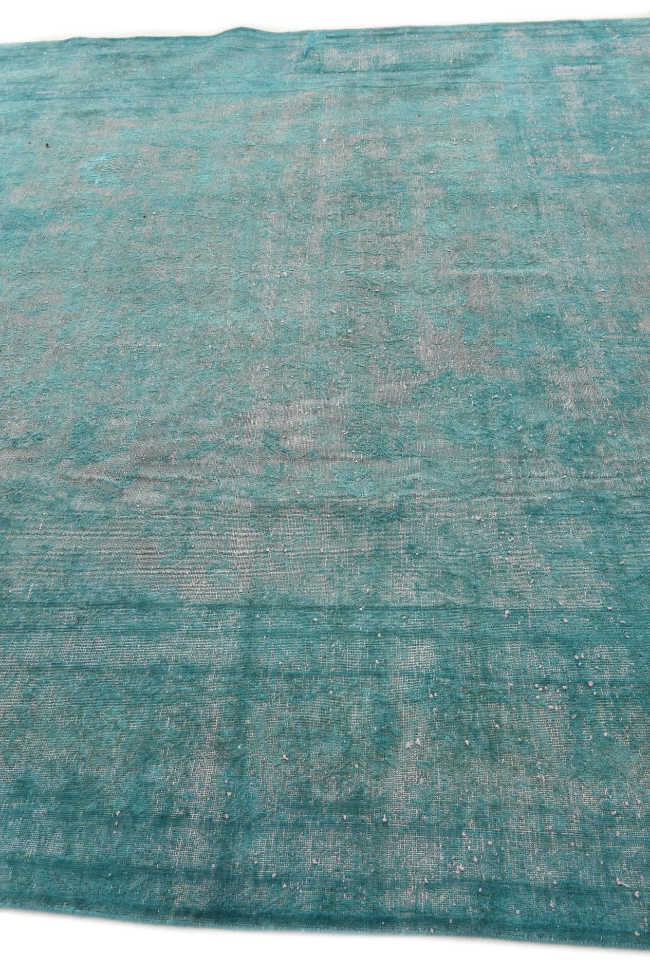 9' 6 x 12' 7 Hand Knotted Ultra Vintage Persian Wool Rug