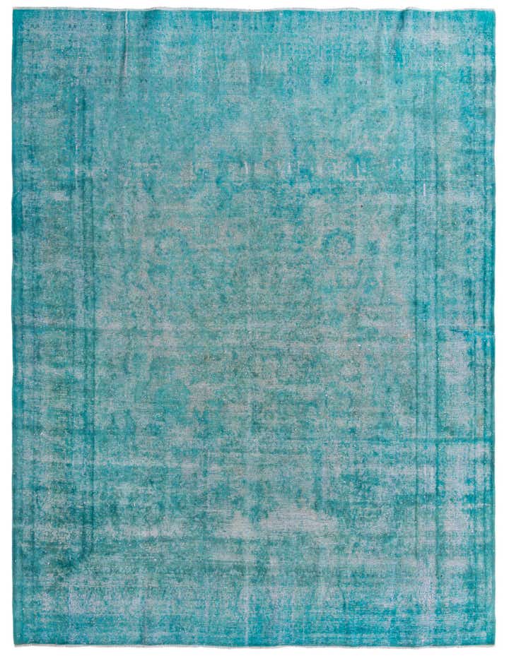9' 6 x 12' 7 Hand Knotted Ultra Vintage Persian Wool Rug