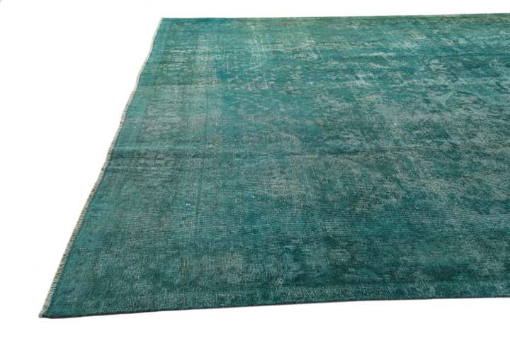 9' 8 x 13' Hand Knotted Ultra Vintage Persian Wool Rug