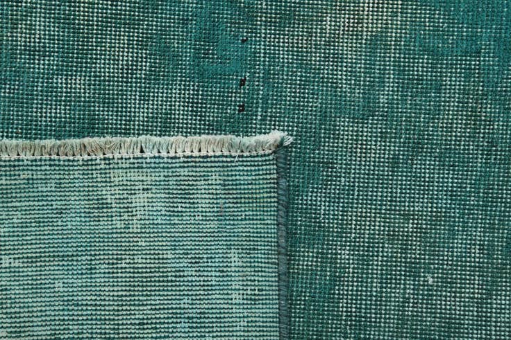 Detail image of 9' 8 x 13' Hand Knotted Ultra Vintage Persian Wool Rug