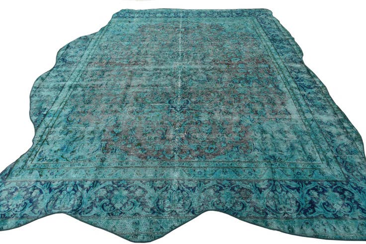 Detail image of 9' 2 x 12' 3 Hand Knotted Ultra Vintage Persian Wool Rug