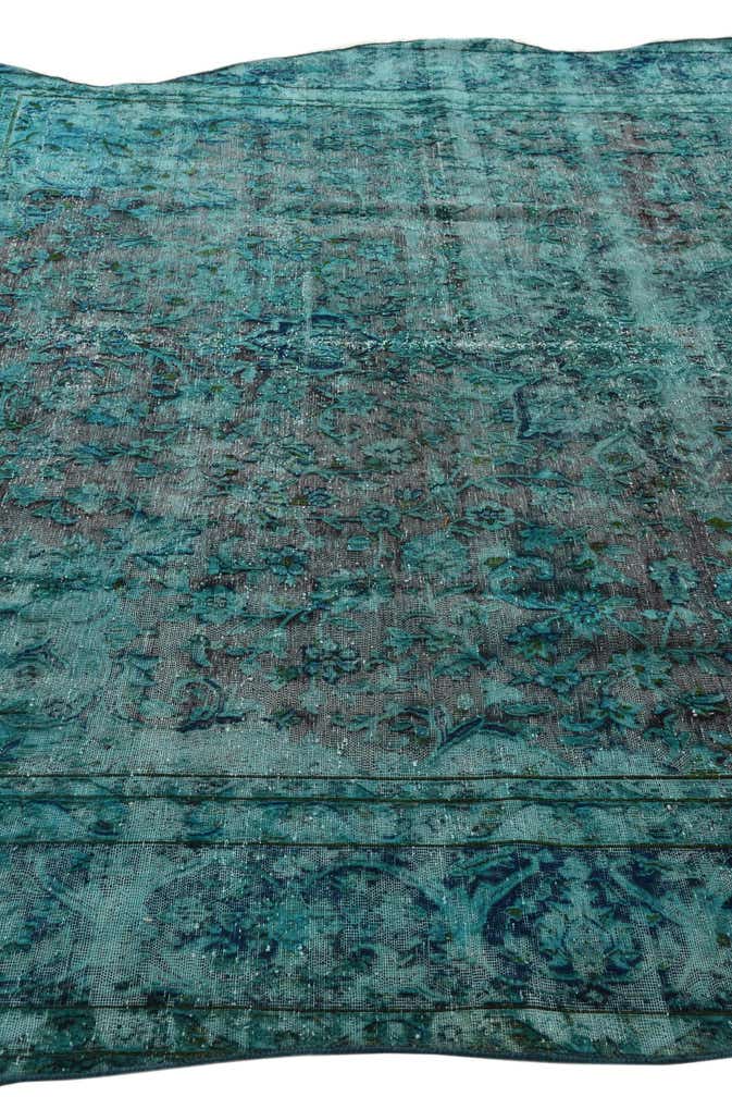 9' 2 x 12' 3 Hand Knotted Ultra Vintage Persian Wool Rug