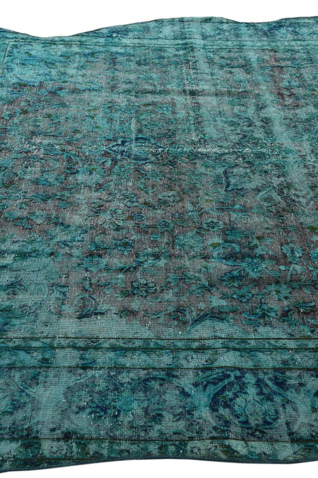 Detail image of 9' 2 x 12' 3 Hand Knotted Ultra Vintage Persian Wool Rug