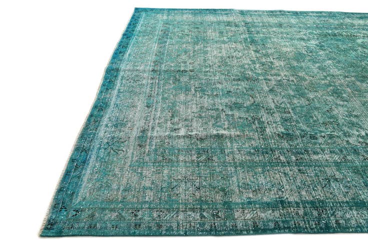 Detail image of 9' 7 x 12' 5 Hand Knotted Ultra Vintage Persian Wool Rug