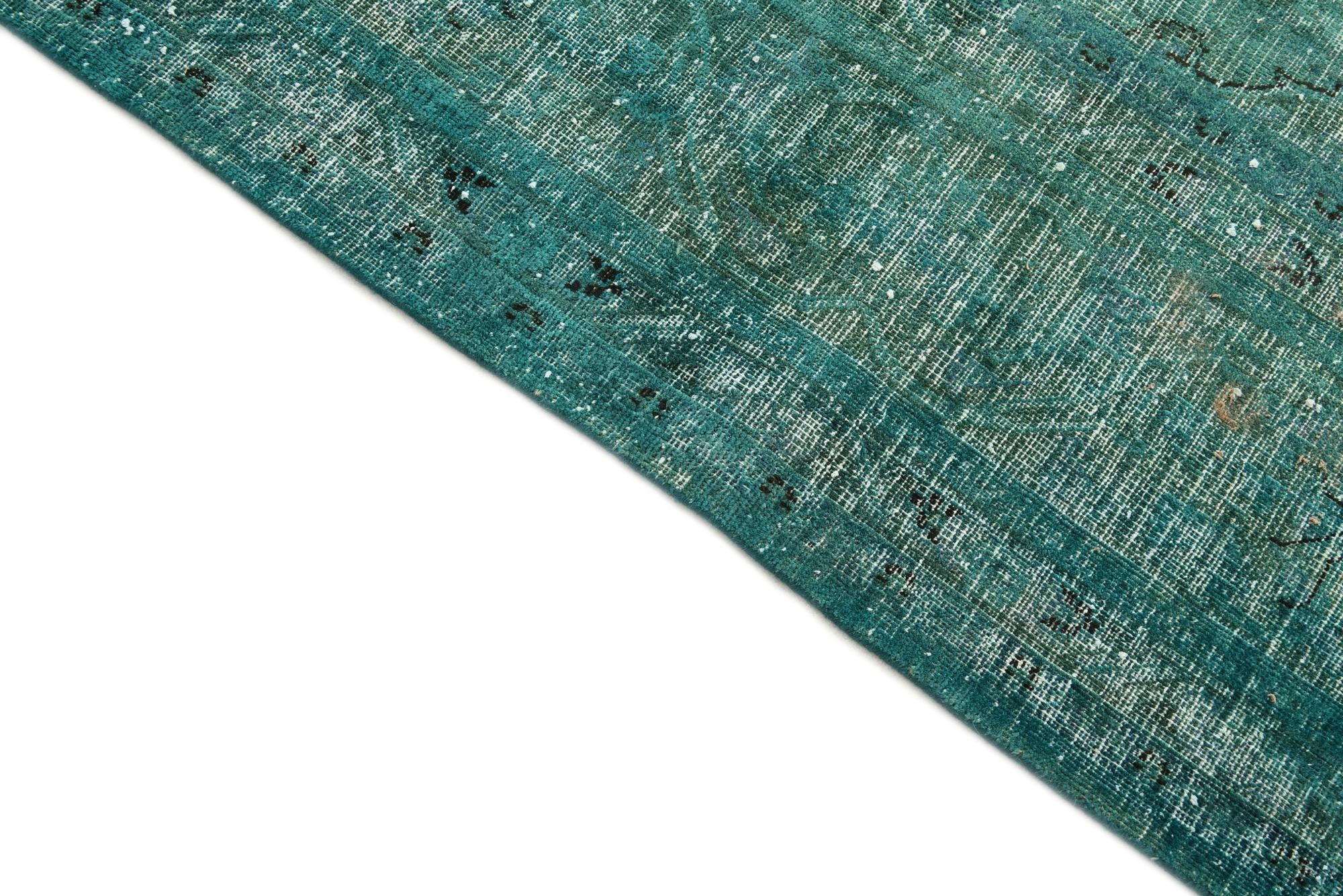 9' 7 x 12' 5 Hand Knotted Ultra Vintage Persian Wool Rug