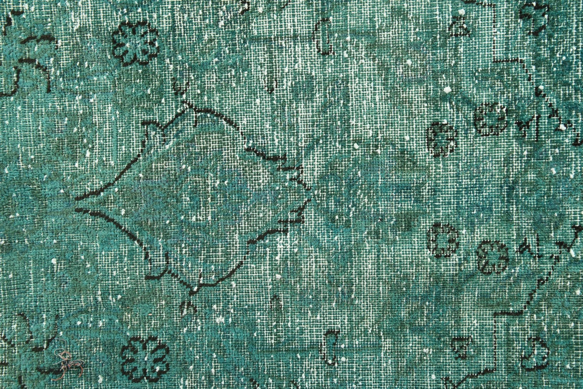 9' 7 x 12' 5 Hand Knotted Ultra Vintage Persian Wool Rug