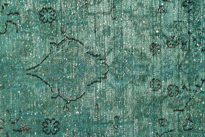 9' 7 x 12' 5 Hand Knotted Ultra Vintage Persian Wool Rug