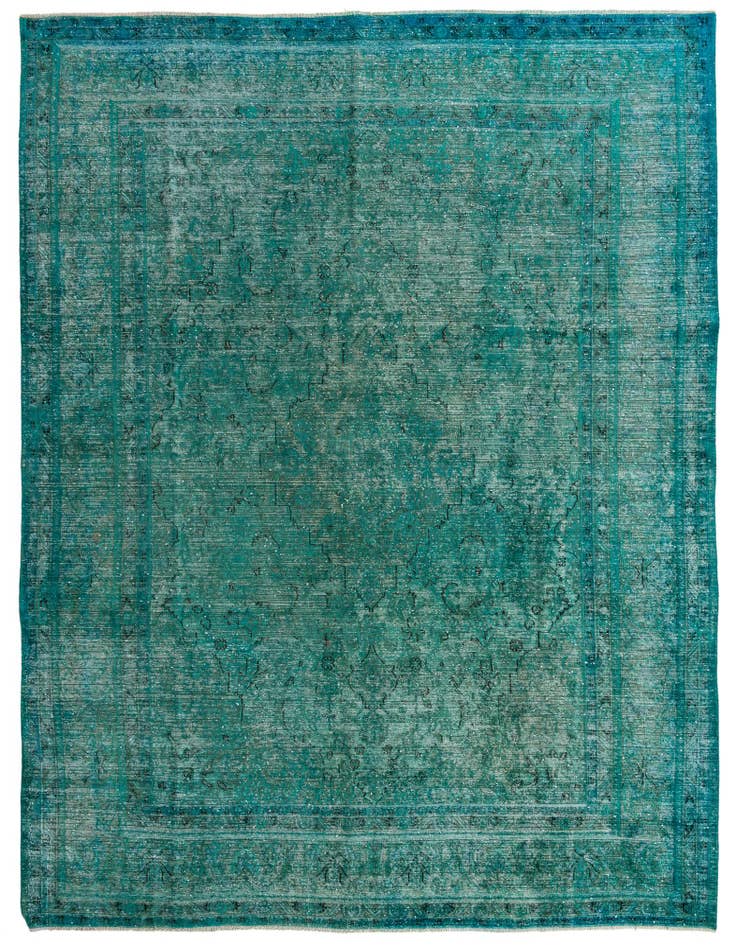 Detail image of 9' 7 x 12' 5 Hand Knotted Ultra Vintage Persian Wool Rug