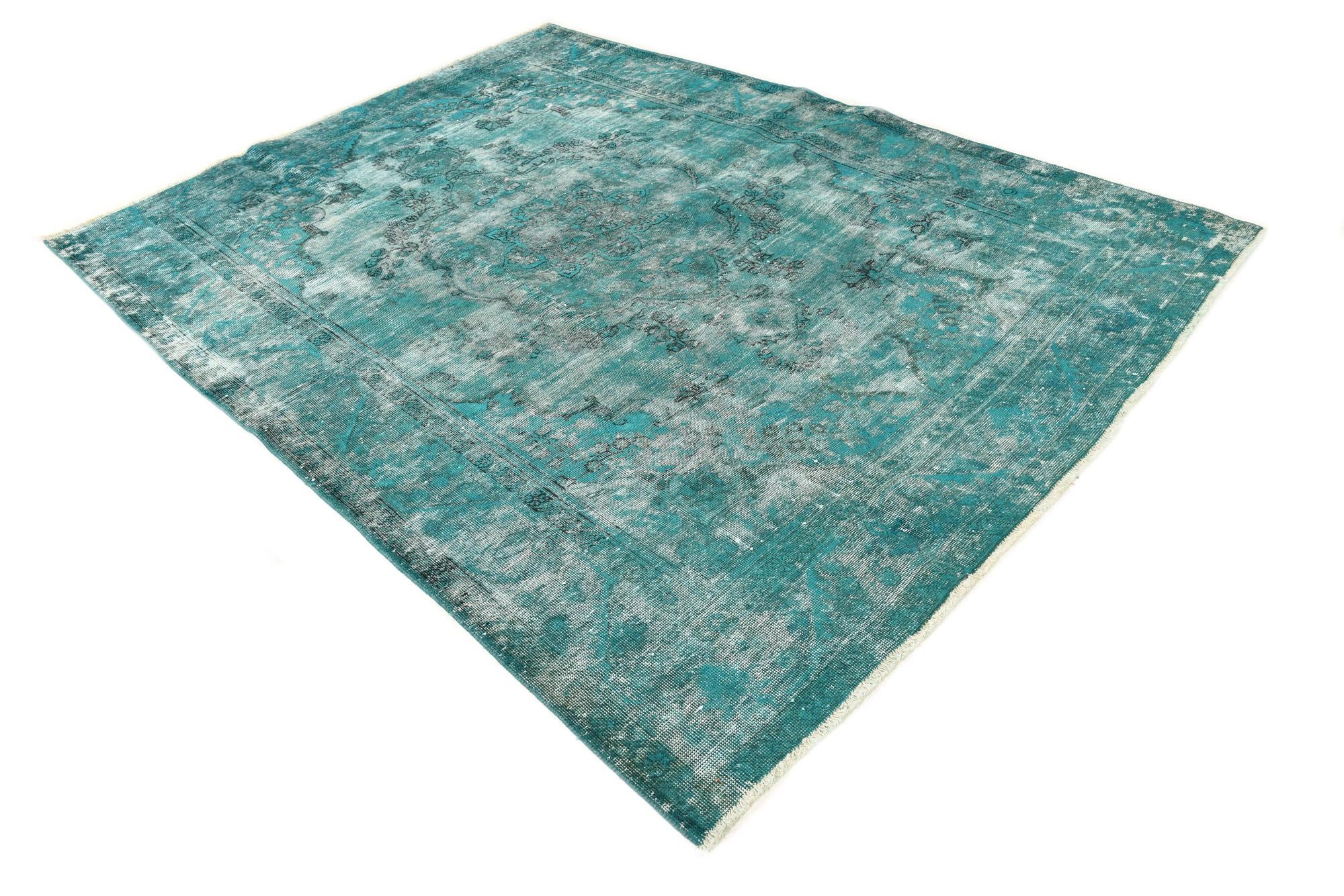 6' 5 x 8' 9 Hand Knotted Ultra Vintage Persian Wool Rug