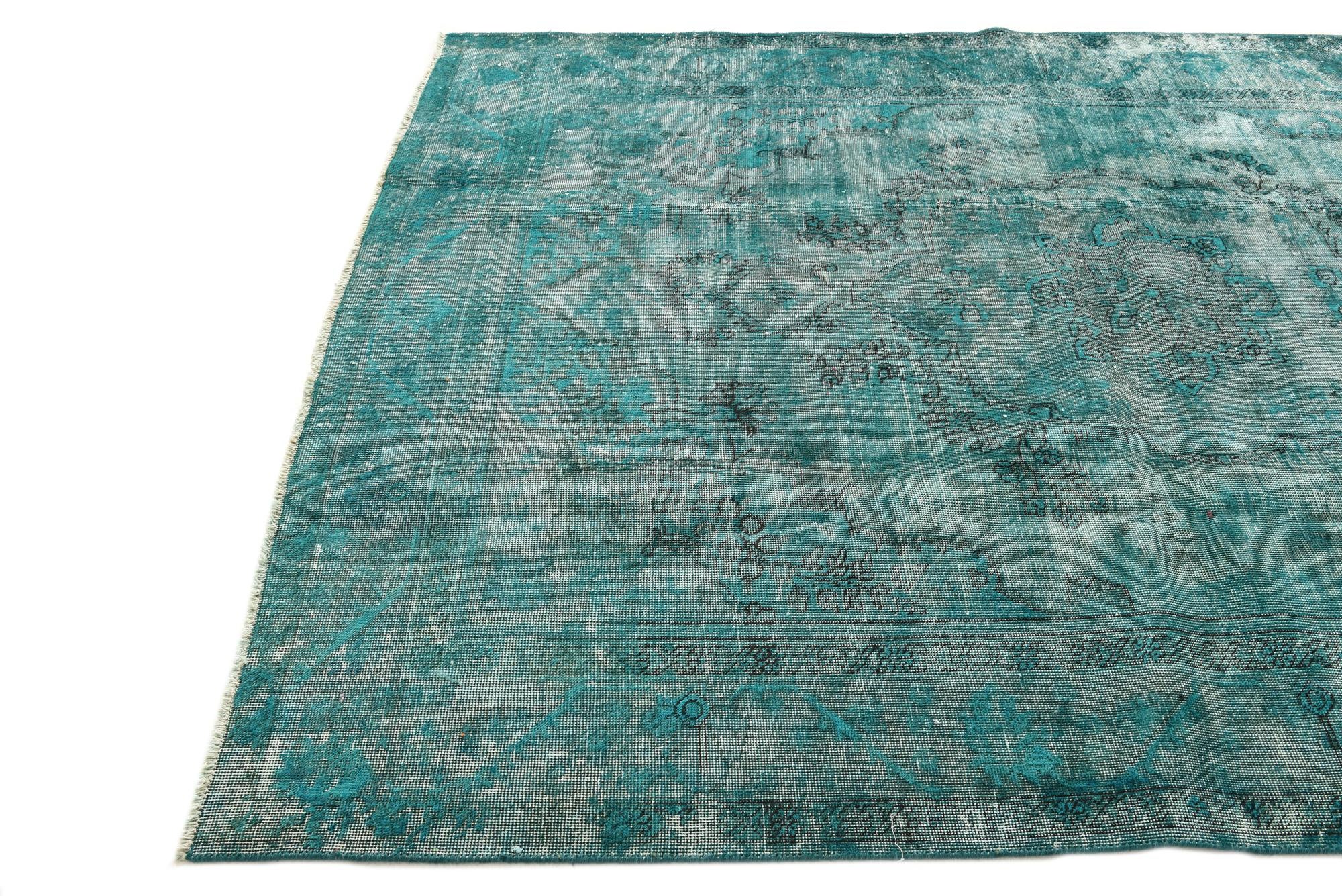 6' 5 x 8' 9 Hand Knotted Ultra Vintage Persian Wool Rug
