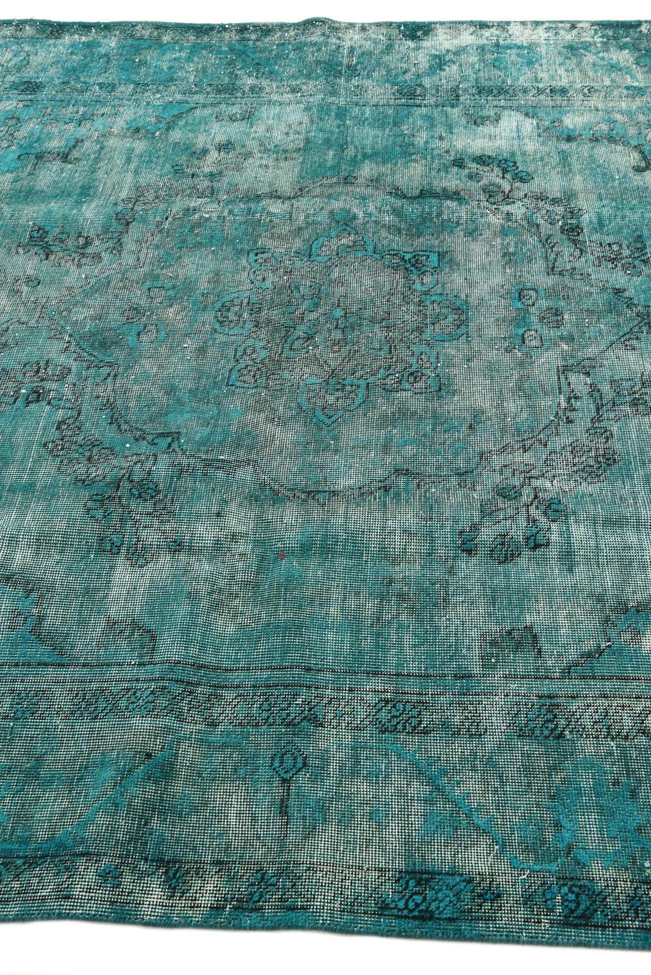 6' 5 x 8' 9 Hand Knotted Ultra Vintage Persian Wool Rug