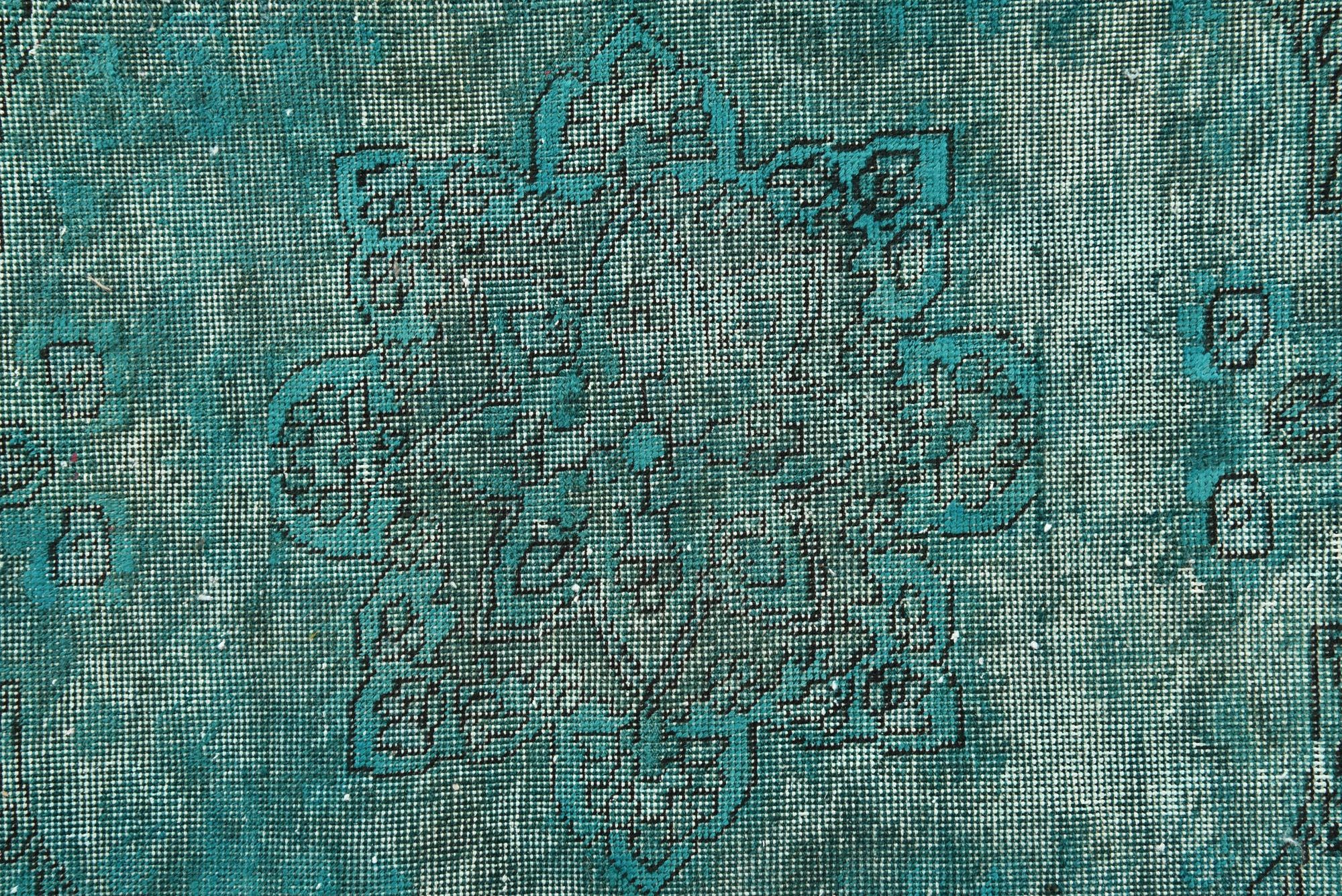 6' 5 x 8' 9 Hand Knotted Ultra Vintage Persian Wool Rug