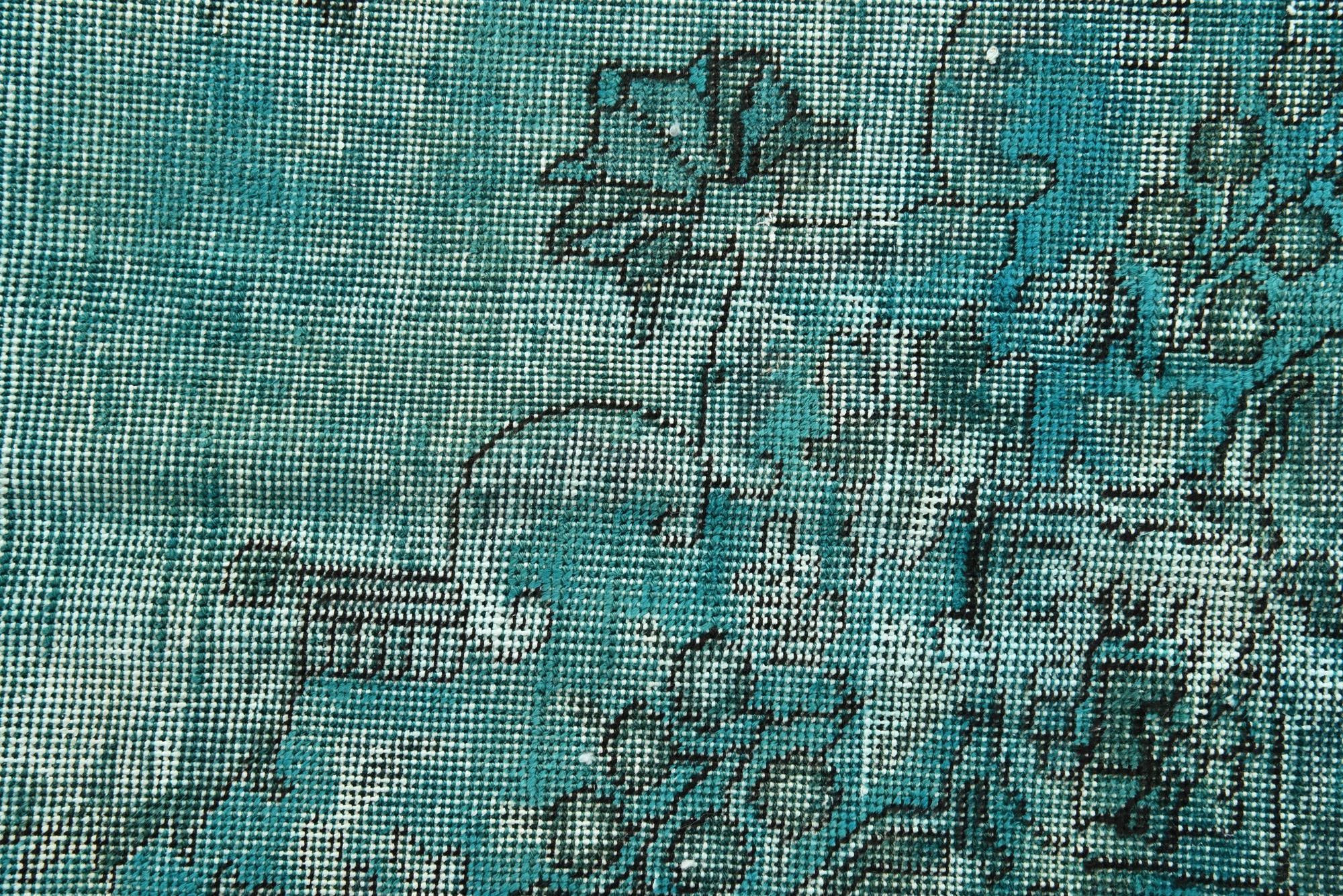 6' 5 x 8' 9 Hand Knotted Ultra Vintage Persian Wool Rug