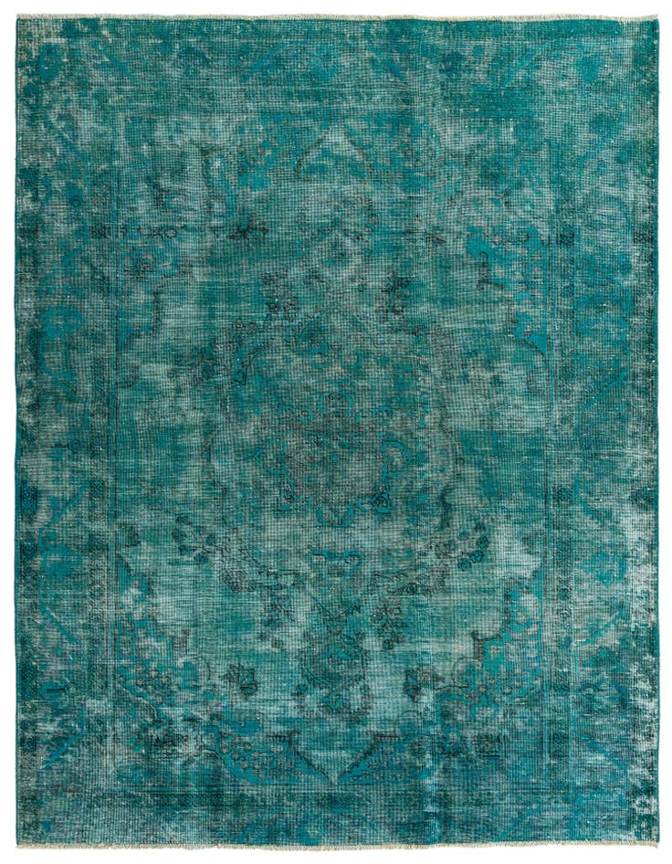 Detail image of 6' 5 x 8' 9 Hand Knotted Ultra Vintage Persian Wool Rug