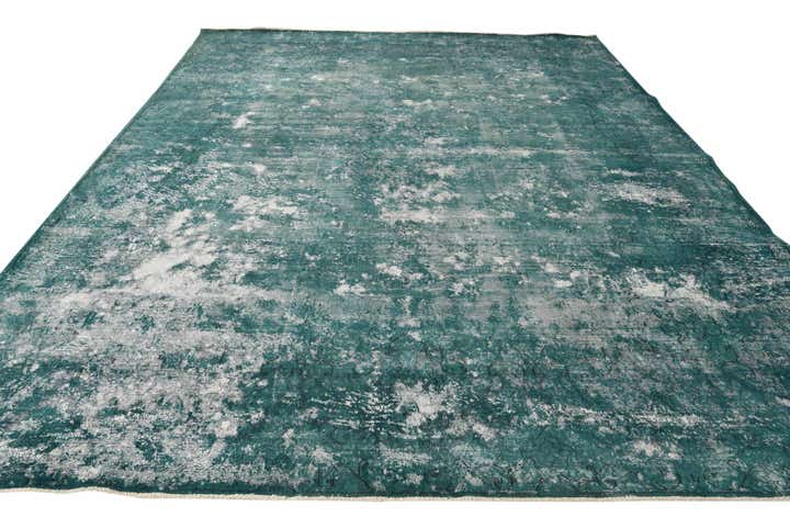 9' 8 x 13' Hand Knotted Ultra Vintage Persian Wool Rug