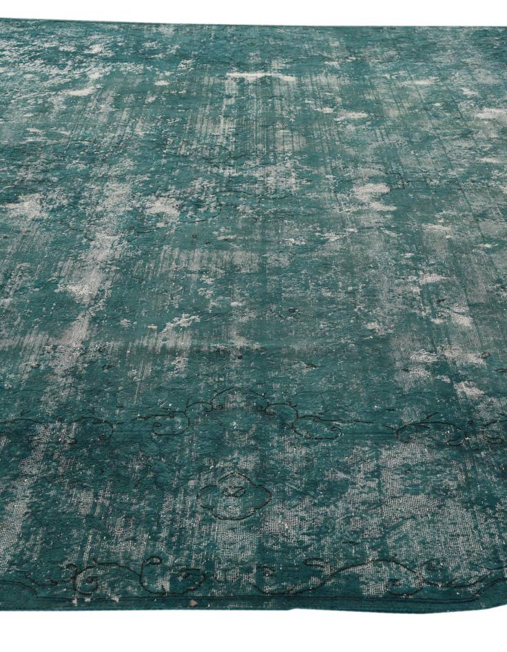 Detail image of 9' 8 x 13'  Hand Knotted Ultra Vintage Persian Wool Rug