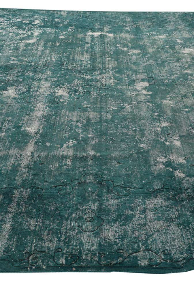 9' 8 x 13' Hand Knotted Ultra Vintage Persian Wool Rug
