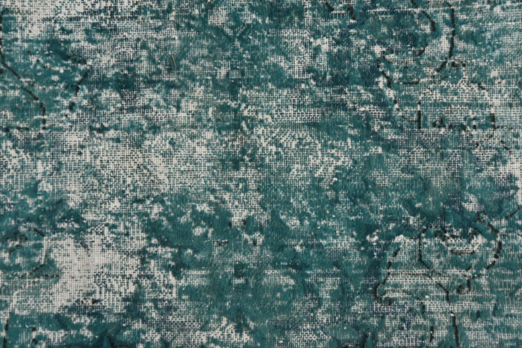 9' 8 x 13' Hand Knotted Ultra Vintage Persian Wool Rug