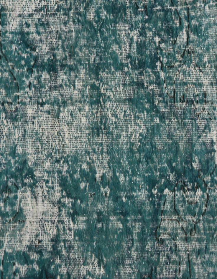 Detail image of 9' 8 x 13'  Hand Knotted Ultra Vintage Persian Wool Rug