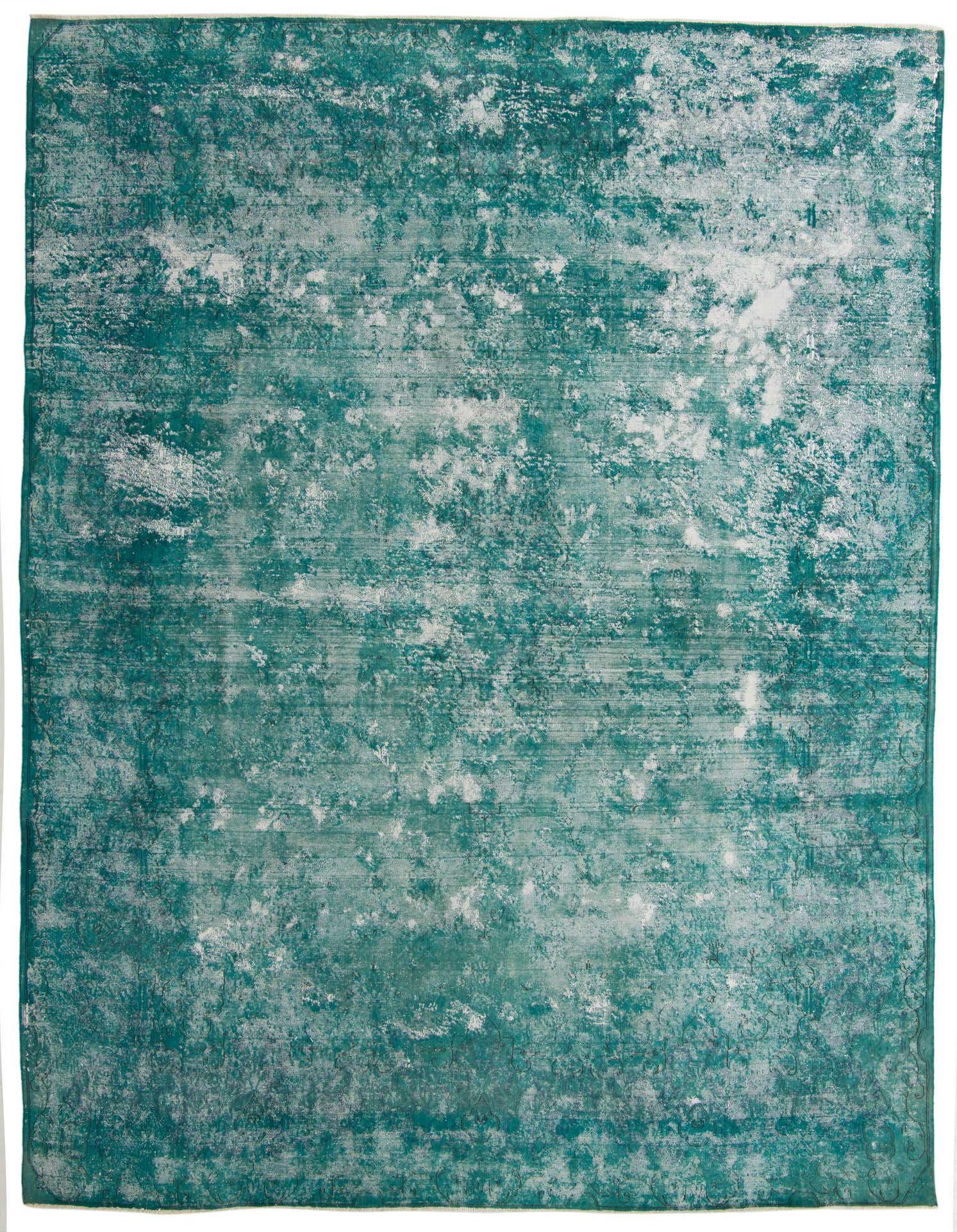 Primary image 9' 8 x 13'  Hand Knotted Ultra Vintage Persian Wool Rug