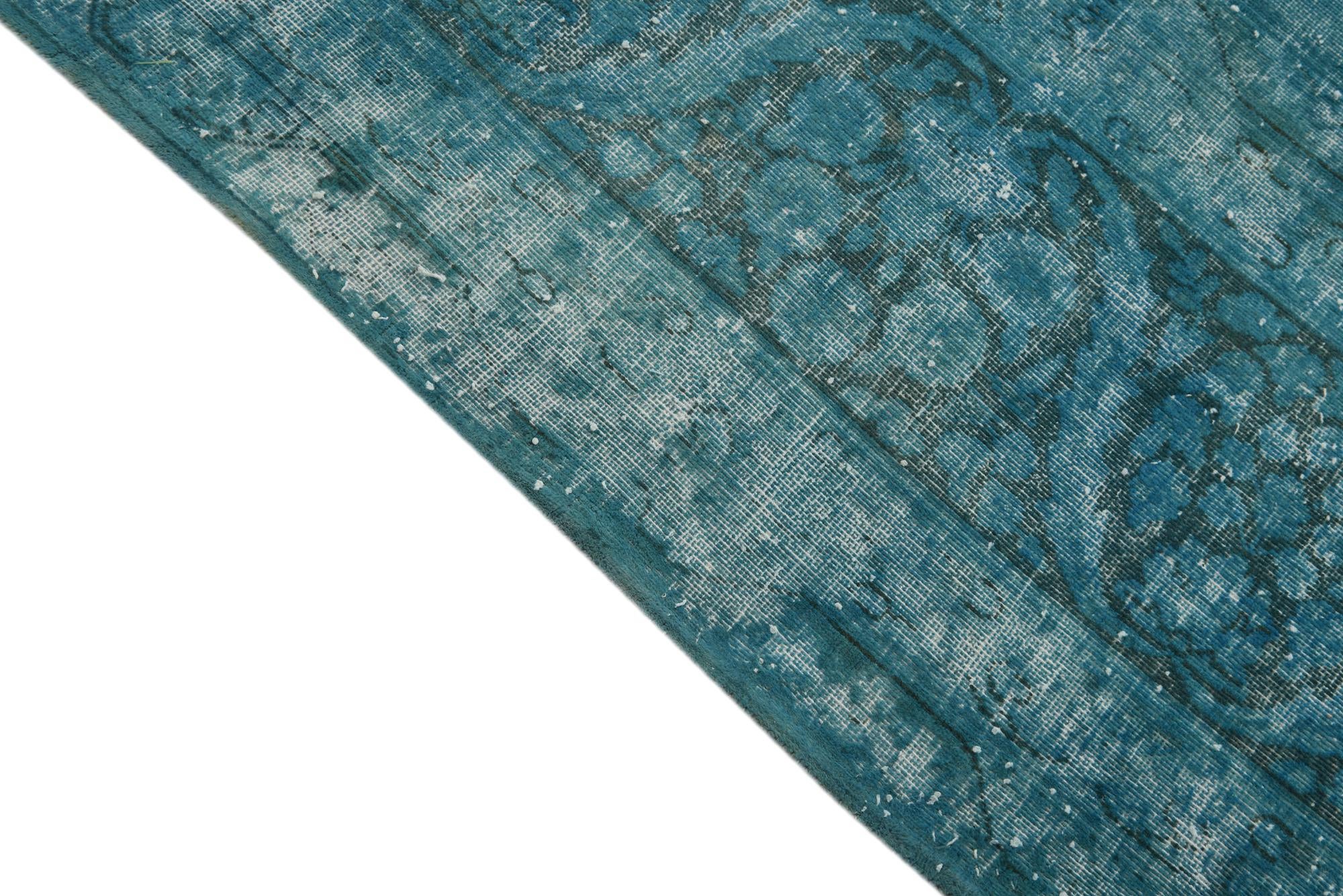 9' 7 x 13' Hand Knotted Ultra Vintage Persian Wool Rug