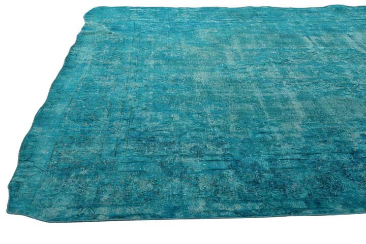 9' 6 x 13' 2 Hand Knotted Ultra Vintage Persian Wool Rug