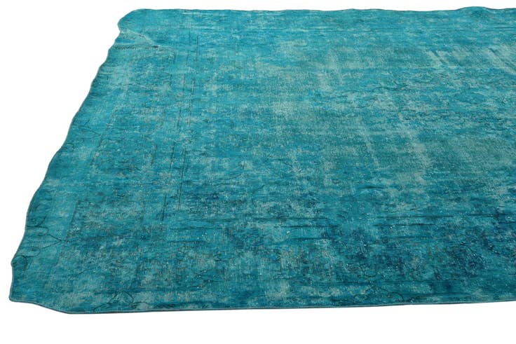Detail image of 9' 6 x 13' 2 Hand Knotted Ultra Vintage Persian Wool Rug
