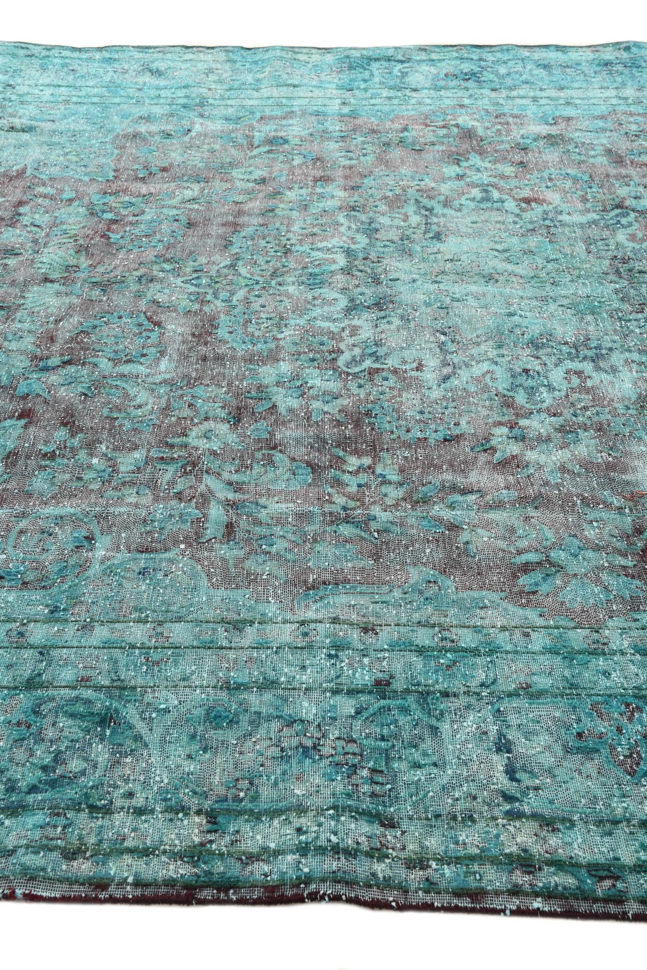 9' 4 x 12' 3 Hand Knotted Ultra Vintage Persian Wool Rug