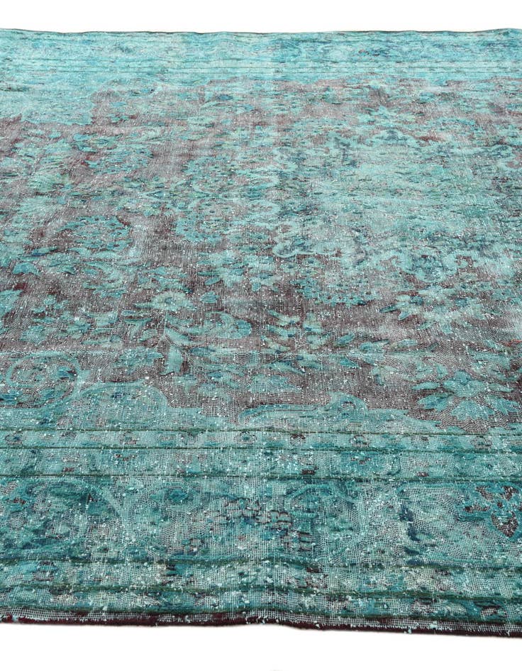 Detail image of 9' 4 x 12' 3  Hand Knotted Ultra Vintage Persian Wool Rug