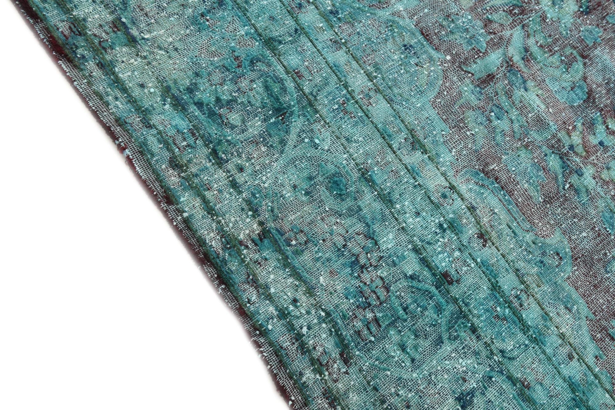 9' 4 x 12' 3 Hand Knotted Ultra Vintage Persian Wool Rug